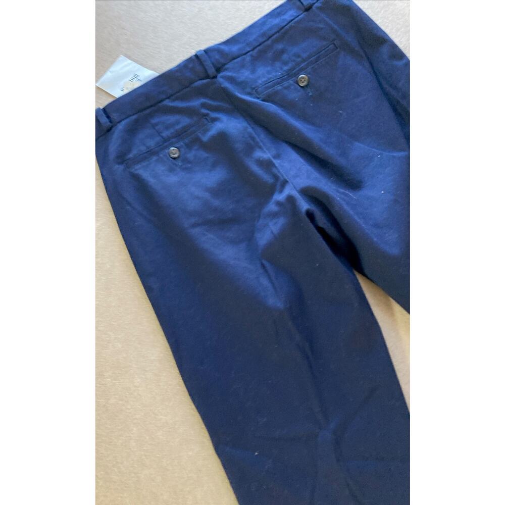 Ralph Lauren Chino Pants Womens 8 New Navy Blue Straight Leg Stretch Career - Picture 8 of 8